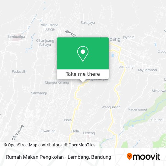 Rumah Makan Pengkolan - Lembang map