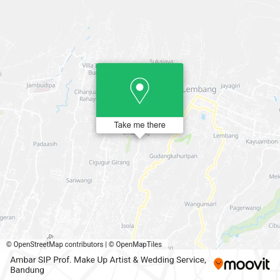 Ambar SIP Prof. Make Up Artist & Wedding Service map