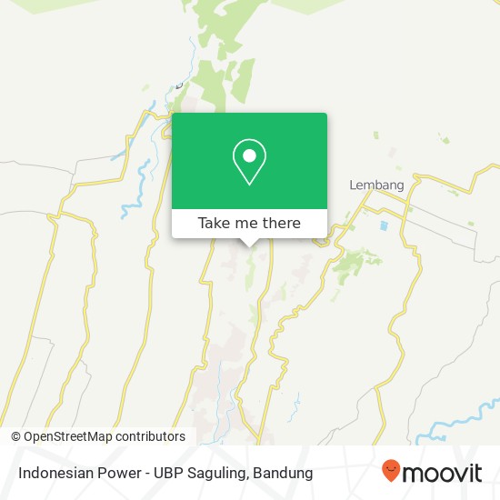 Indonesian Power - UBP Saguling map