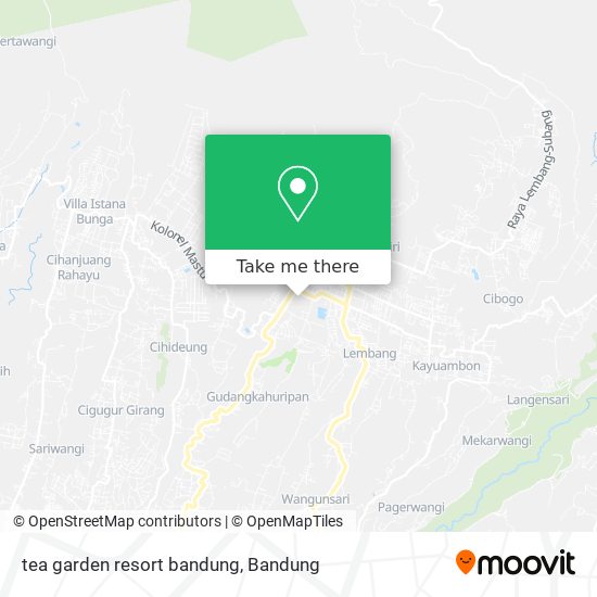 tea garden resort bandung map