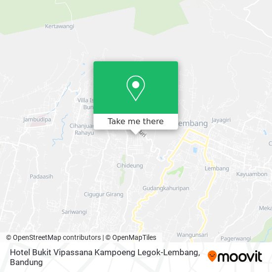 Hotel Bukit Vipassana Kampoeng Legok-Lembang map