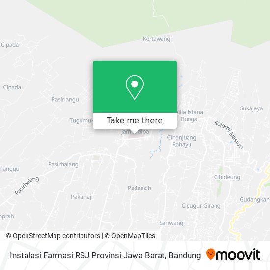 Instalasi Farmasi RSJ Provinsi Jawa Barat map