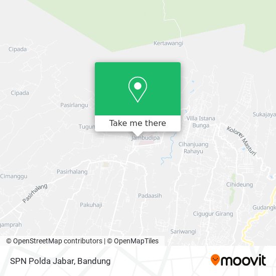 SPN Polda Jabar map