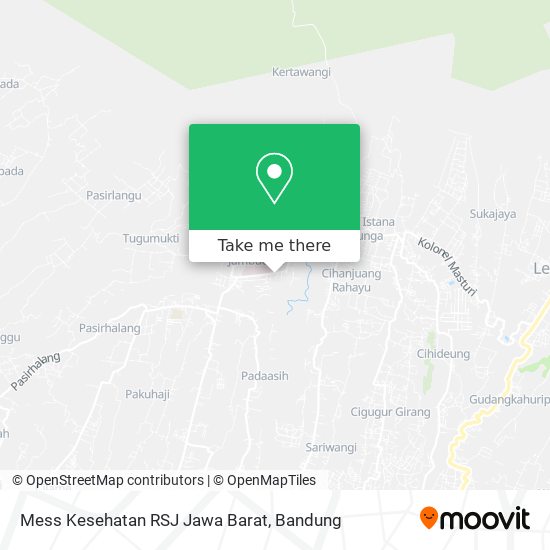 Mess Kesehatan RSJ Jawa Barat map