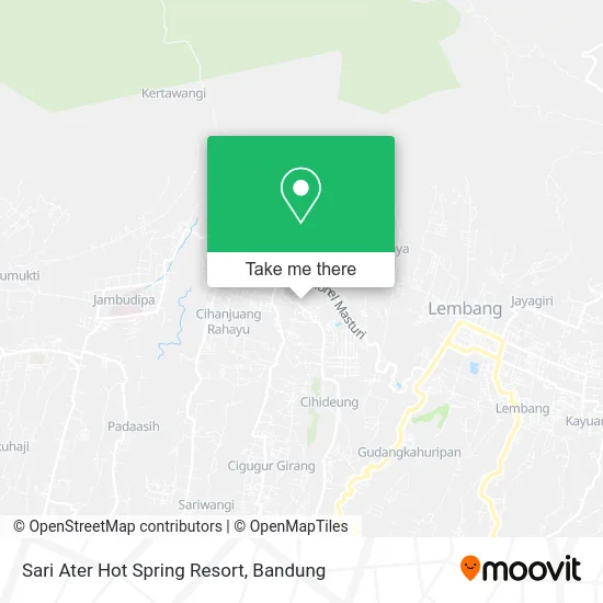 Sari Ater Hot Spring Resort map
