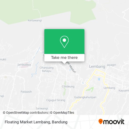 Floating Market Lembang map