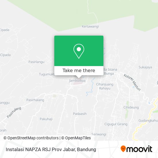 Instalasi NAPZA RSJ Prov Jabar map