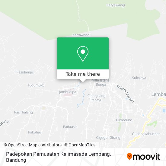 Padepokan Pemusatan Kalimasada Lembang map