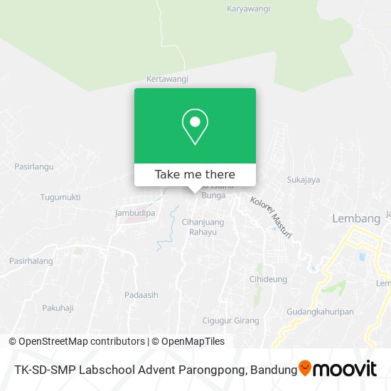 TK-SD-SMP Labschool Advent Parongpong map