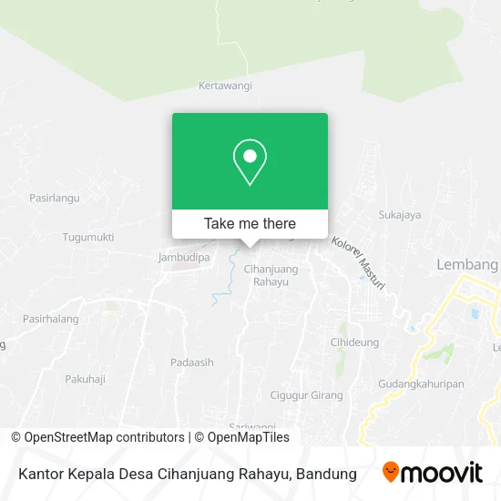 Kantor Kepala Desa Cihanjuang Rahayu map