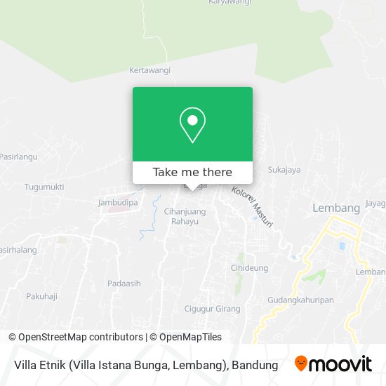 Villa Etnik (Villa Istana Bunga, Lembang) map