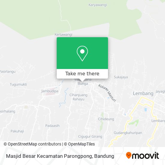 Masjid Besar Kecamatan Parongpong map