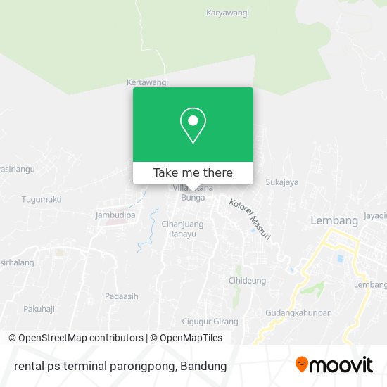 rental ps terminal parongpong map