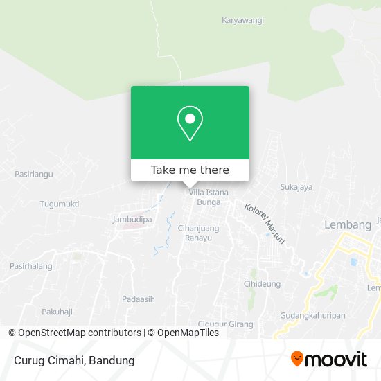 Curug Cimahi map