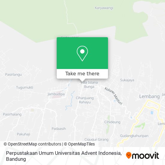 Perpustakaan Umum Universitas Advent Indonesia map