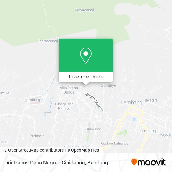 Air Panas Desa Nagrak Cihideung map