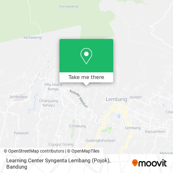 Learning Center Syngenta Lembang (Pojok) map