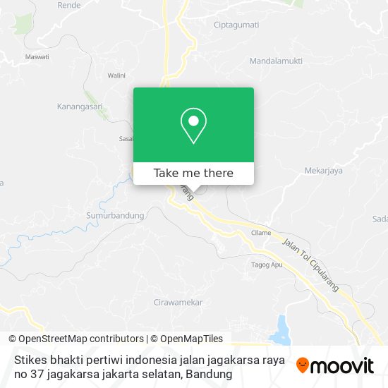 Stikes bhakti pertiwi indonesia jalan jagakarsa raya no 37 jagakarsa jakarta selatan map