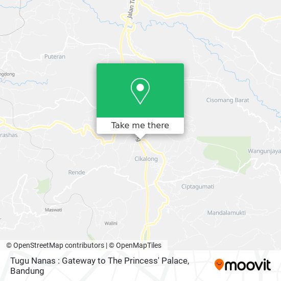 Tugu Nanas : Gateway to The Princess' Palace map