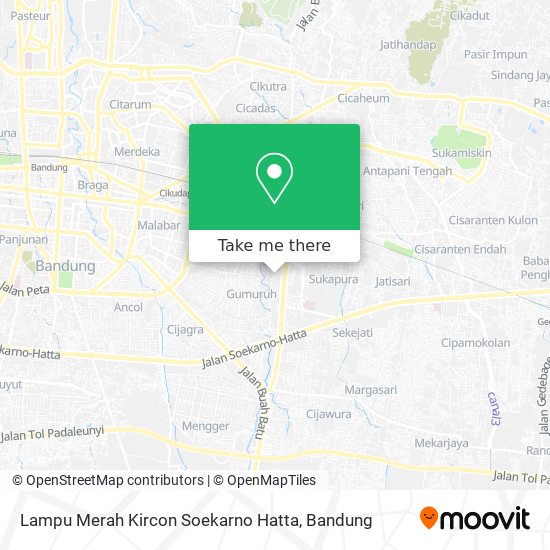 Lampu Merah Kircon Soekarno Hatta map