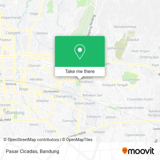 Pasar Cicadas map
