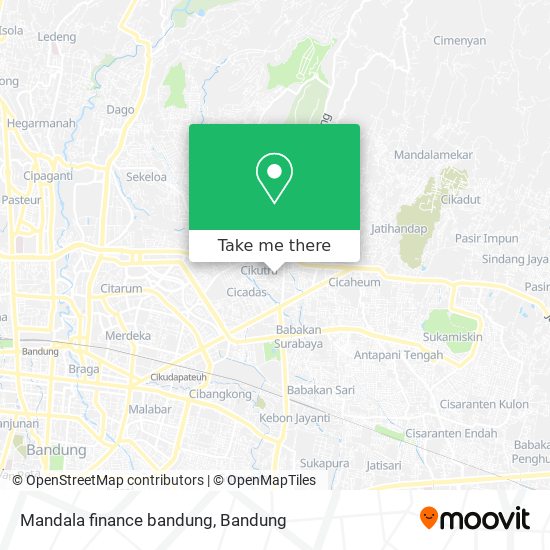 Mandala finance bandung map