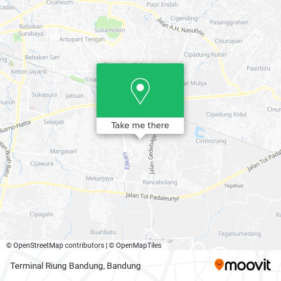 Terminal Riung Bandung map