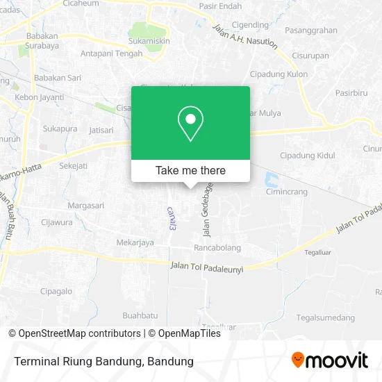 Terminal Riung Bandung map