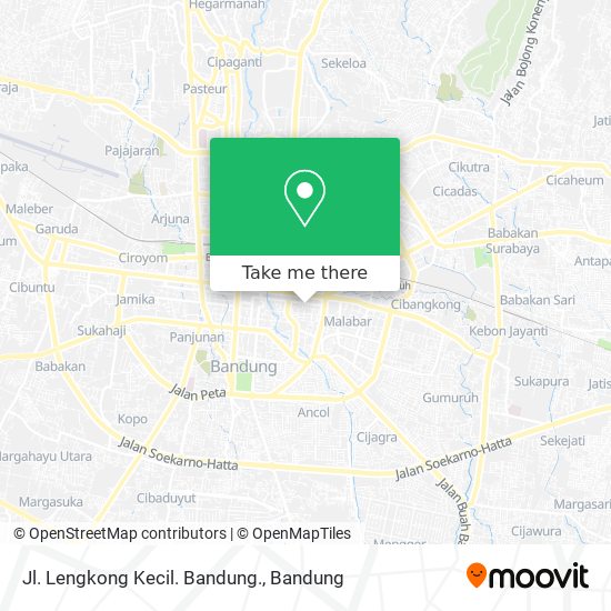 Jl. Lengkong Kecil. Bandung. map