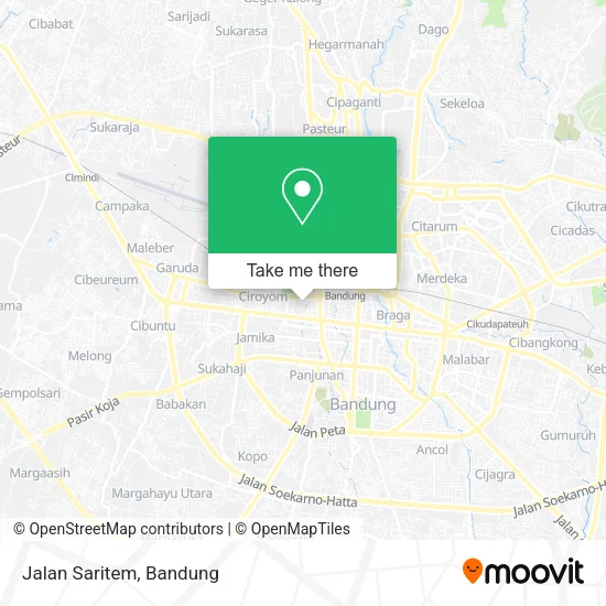 Jalan Saritem map