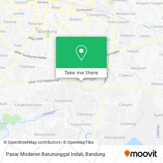 Pasar Moderen Batununggal Indah map
