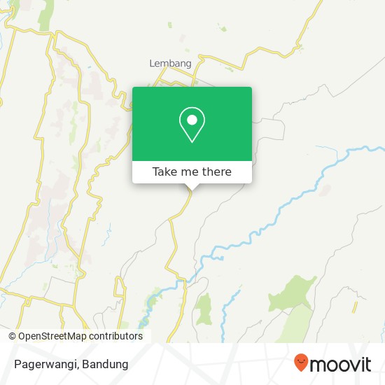 Pagerwangi map