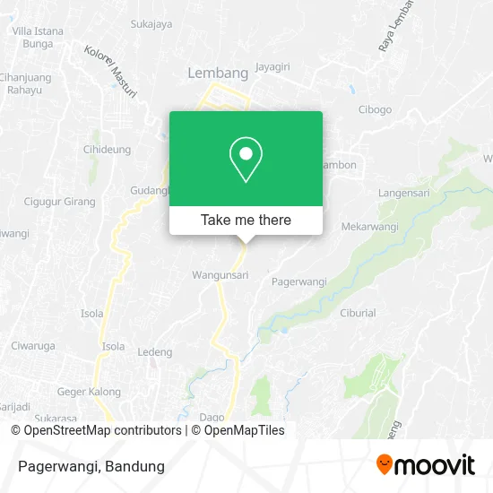 Pagerwangi map