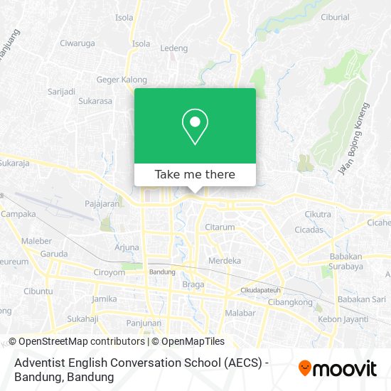 Adventist English Conversation School (AECS) - Bandung map