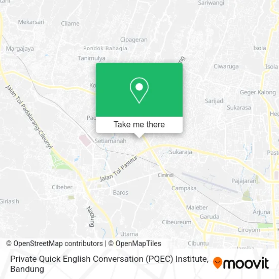 Private Quick English Conversation (PQEC) Institute map