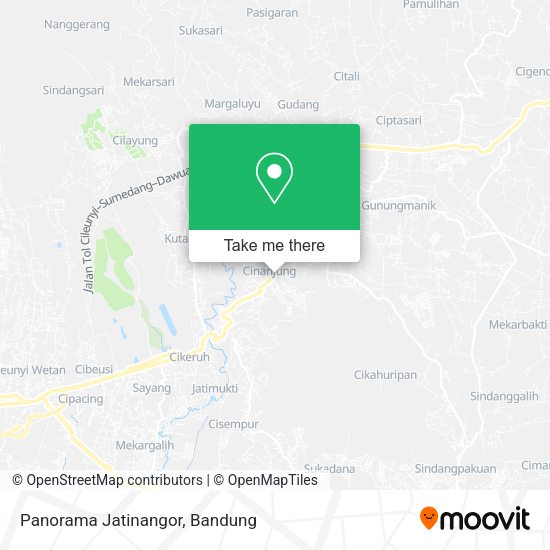 Panorama Jatinangor map