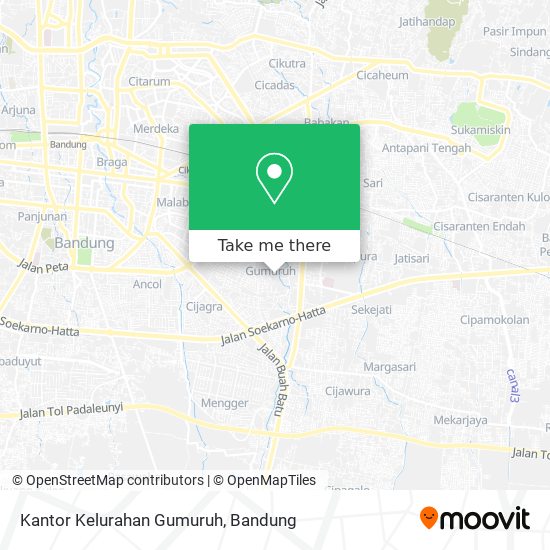 Kantor Kelurahan Gumuruh map
