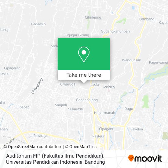 Auditorium FIP (Fakultas Ilmu Pendidikan), Universitas Pendidikan Indonesia map