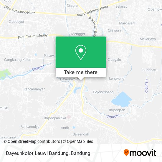 Dayeuhkolot Leuwi Bandung map