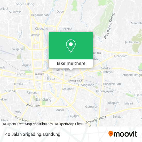 40 Jalan Srigading map