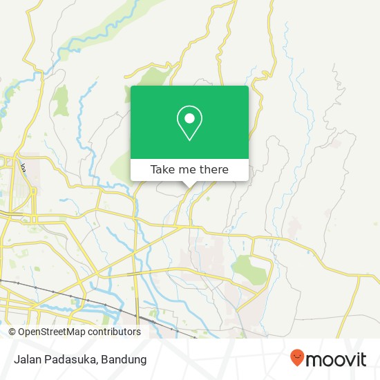 Jalan Padasuka map