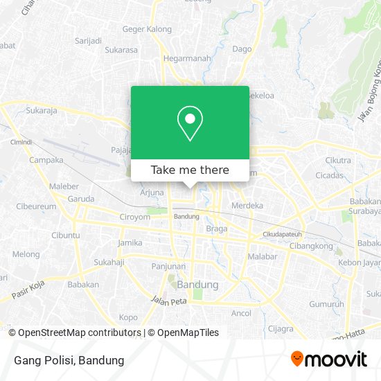 Gang Polisi map