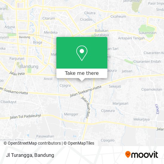 Jl Turangga map