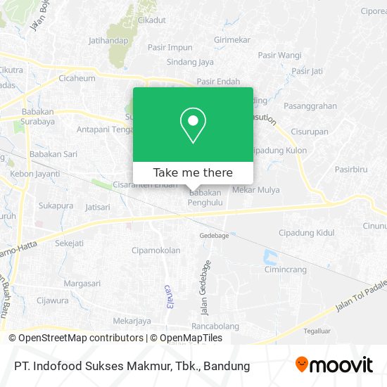 PT. Indofood Sukses Makmur, Tbk. map