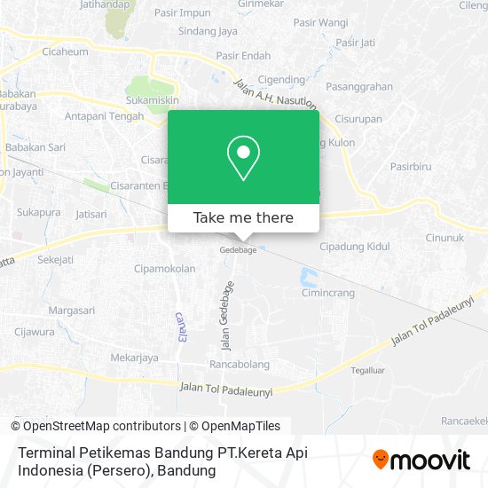 Terminal Petikemas Bandung PT.Kereta Api Indonesia (Persero) map