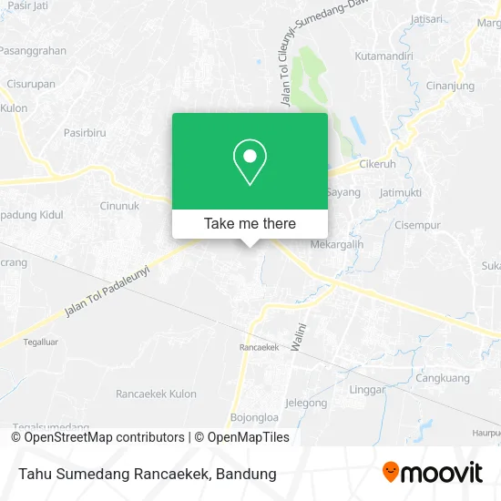 Tahu Sumedang Rancaekek map