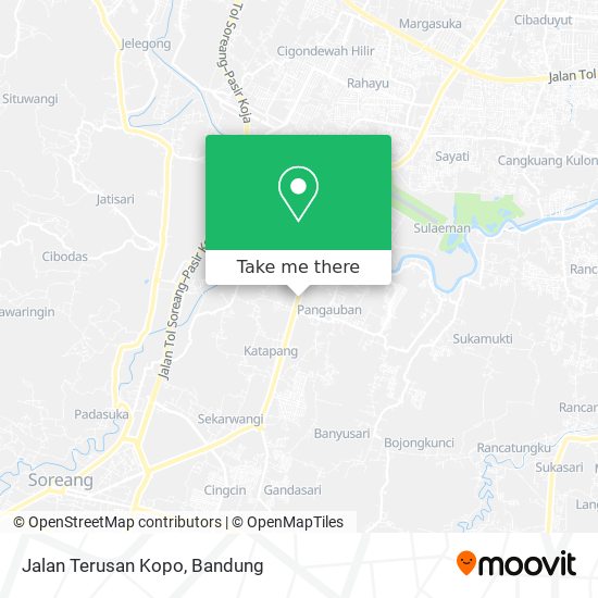 Jalan Terusan Kopo map