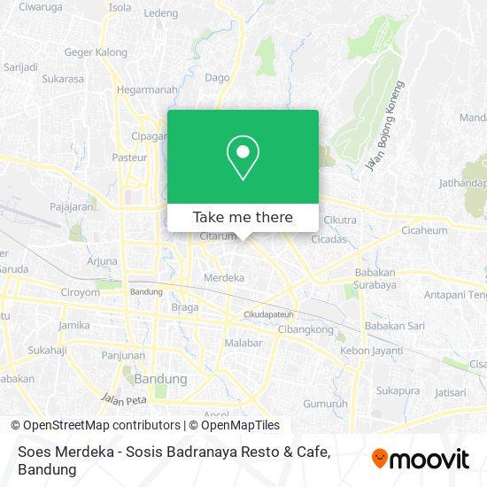 Soes Merdeka - Sosis Badranaya Resto & Cafe map
