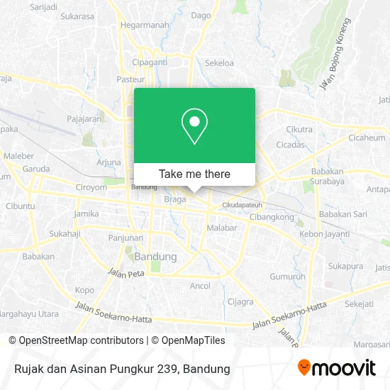 Rujak dan Asinan Pungkur 239 map