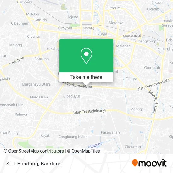 STT Bandung map